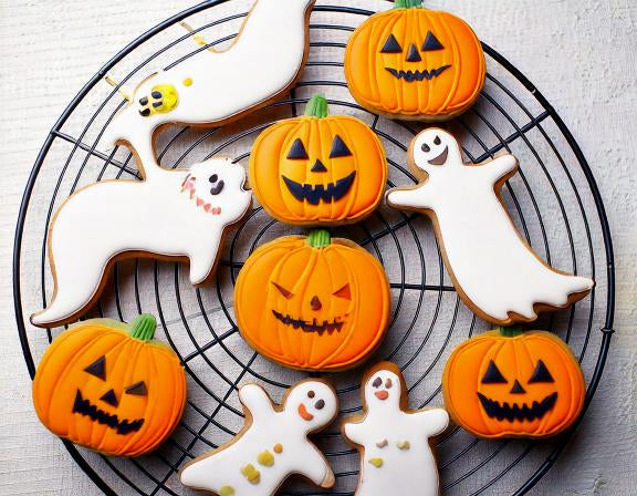 Halloween Gingerbread Cookies