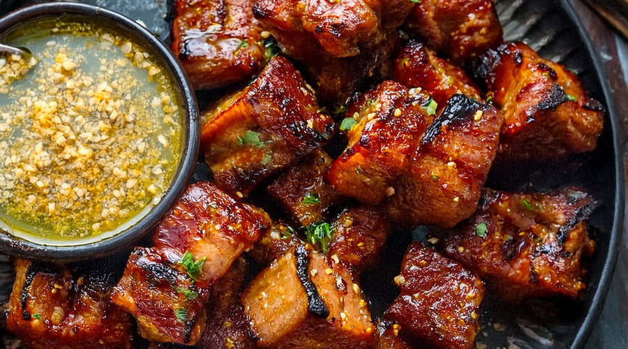 Sticky Pork Belly Bites