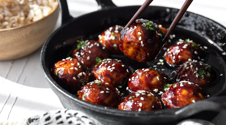 Asian Baked Meatballs