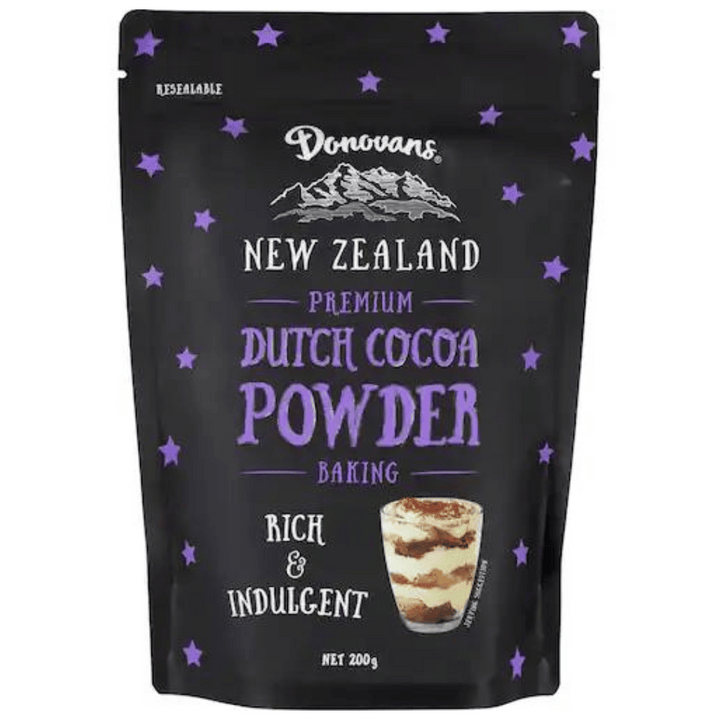 Donovans Premium Cocoa Powder | Auckland Grocery Delivery Get Donovans Premium Cocoa Powder delivered to your doorstep by your local Auckland grocery delivery. Shop Paddock To Pantry. Convenient online food shopping in NZ | Grocery Delivery Auckland | Grocery Delivery Nationwide | Fruit Baskets NZ | Online Food Shopping NZ Donovans Premium Cocoa Powder 200g delivered to your doorstep with Auckland grocery delivery from Paddock To Pantry. Convenient online food shopping in NZ