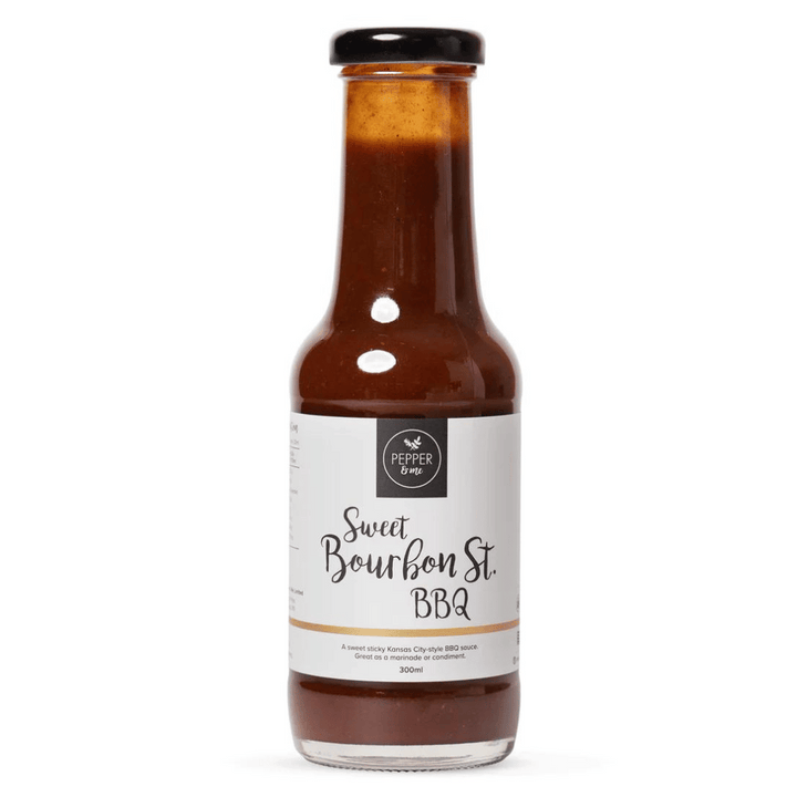 Pepper & Me Sweet Bourbon St. BBQ 300ml | Auckland Grocery Delivery Get Pepper & Me Sweet Bourbon St. BBQ 300ml delivered to your doorstep by your local Auckland grocery delivery. Shop Paddock To Pantry. Convenient online food shopping in NZ | Grocery Delivery Auckland | Grocery Delivery Nationwide | Fruit Baskets NZ | Online Food Shopping NZ Pepper & Me Sweet Bourbon St BBQ 300ml delivered to your doorstep with Auckland grocery delivery from Paddock To Pantry. Convenient online food shopping in NZ