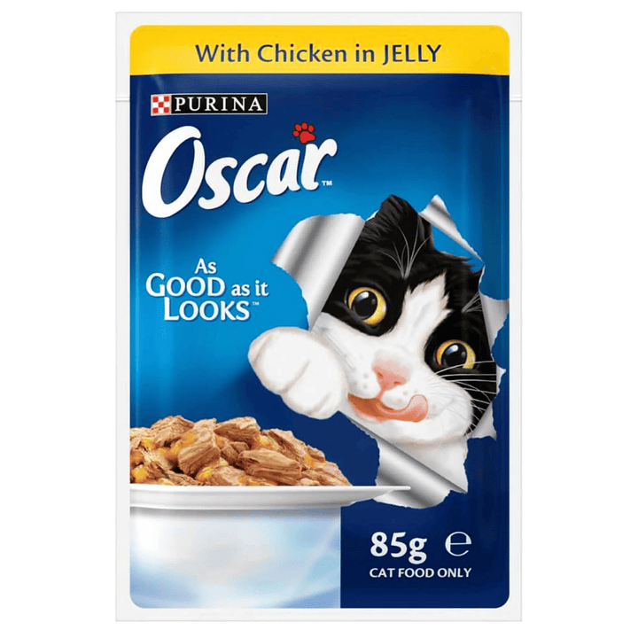Purina Oscar Chicken in Jelly 85g | Auckland Grocery Delivery Get Purina Oscar Chicken in Jelly 85g delivered to your doorstep by your local Auckland grocery delivery. Shop Paddock To Pantry. Convenient online food shopping in NZ | Grocery Delivery Auckland | Grocery Delivery Nationwide | Fruit Baskets NZ | Online Food Shopping NZ Purina Oscar Chicken in Jelly 85g Paddock To Pantry delivers groceries, fruit baskets & gift baskets nz wide 7 days a week with Auckland delivery 7 days.