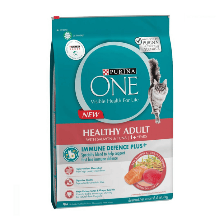 Purina Healthy Adult Salmon and Tuna 500g | Auckland Grocery Delivery Get Purina Healthy Adult Salmon and Tuna 500g delivered to your doorstep by your local Auckland grocery delivery. Shop Paddock To Pantry. Convenient online food shopping in NZ | Grocery Delivery Auckland | Grocery Delivery Nationwide | Fruit Baskets NZ | Online Food Shopping NZ Purina Healthy Adult Salmon and Tuna 500g Real salmon & tuna is the #1 ingredient Immune Defence Plus+. Made for your cats delivered by Paddock to Pantry