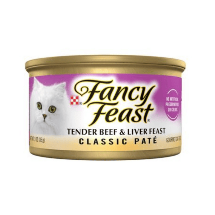 Fancy Feast Beef and Liver 85g | Auckland Grocery Delivery Get Fancy Feast Beef and Liver 85g delivered to your doorstep by your local Auckland grocery delivery. Shop Paddock To Pantry. Convenient online food shopping in NZ | Grocery Delivery Auckland | Grocery Delivery Nationwide | Fruit Baskets NZ | Online Food Shopping NZ Fancy Feast Beef and Liver 85g Delight your cat’s senses with Purina Fancy Feast Classic Tender Beef & Liver Feast cat food. Nationwide delivery available. 