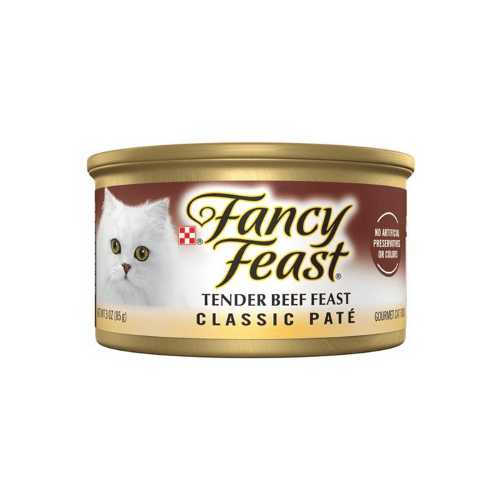Fancy Feast Tender Beef 85g | Auckland Grocery Delivery Get Fancy Feast Tender Beef 85g delivered to your doorstep by your local Auckland grocery delivery. Shop Paddock To Pantry. Convenient online food shopping in NZ | Grocery Delivery Auckland | Grocery Delivery Nationwide | Fruit Baskets NZ | Online Food Shopping NZ Fancy Feast Tender Beef 85g Offer your cat the mouthwatering, meaty goodness delivered nationwide from Paddock to Pantry.