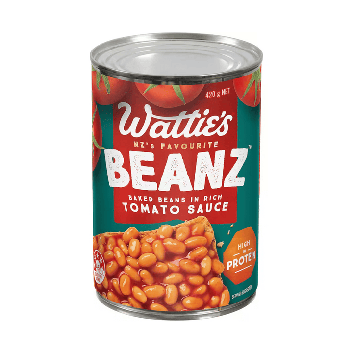 Watties Baked Beans | Auckland Grocery Delivery Get Watties Baked Beans delivered to your doorstep by your local Auckland grocery delivery. Shop Paddock To Pantry. Convenient online food shopping in NZ | Grocery Delivery Auckland | Grocery Delivery Nationwide | Fruit Baskets NZ | Online Food Shopping NZ Watties Baked Beans 420g Wattie’s Baked Beans are New Zealand's favourite for a very good reason. Get the classics delivered to your door with convenience. 