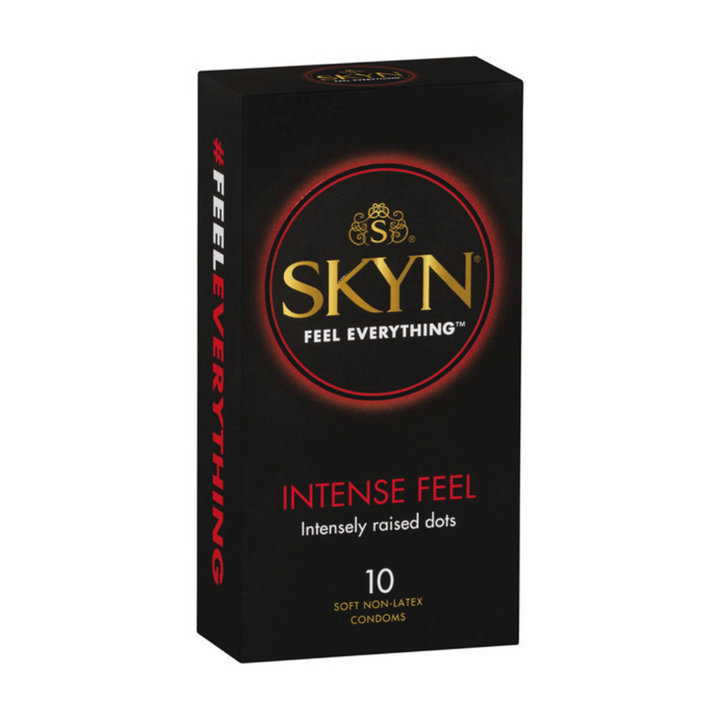 Skyn Intense Feel Condoms 10pk | Auckland Grocery Delivery Get Skyn Intense Feel Condoms 10pk delivered to your doorstep by your local Auckland grocery delivery. Shop Paddock To Pantry. Convenient online food shopping in NZ | Grocery Delivery Auckland | Grocery Delivery Nationwide | Fruit Baskets NZ | Online Food Shopping NZ Skyn Intense Feel Condoms 10 pack take the intimate experience to the next level. Shop online and instore 7 days a week. Delivered nationwide. 