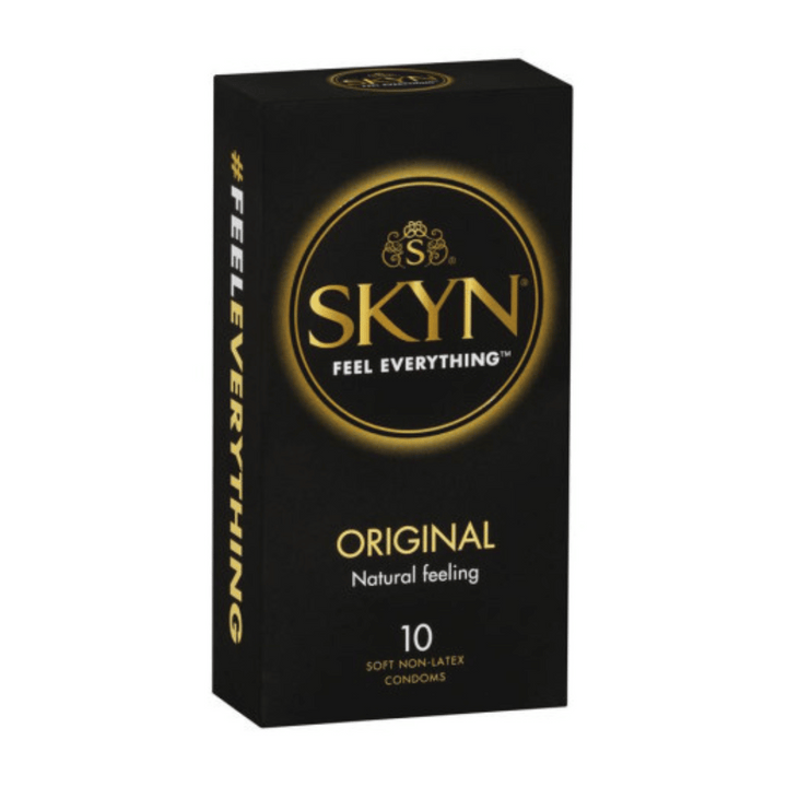 Skyn Original Condoms 10 pack | Auckland Grocery Delivery Get Skyn Original Condoms 10 pack delivered to your doorstep by your local Auckland grocery delivery. Shop Paddock To Pantry. Convenient online food shopping in NZ | Grocery Delivery Auckland | Grocery Delivery Nationwide | Fruit Baskets NZ | Online Food Shopping NZ Skyn Original Condoms 10 pack A technologically advanced, non-latex material proven to enhance stimulation. 