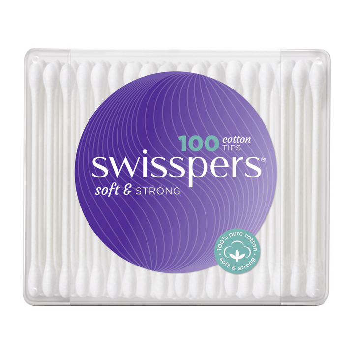 Swisspers Cotton Tips 100pk | Auckland Grocery Delivery Get Swisspers Cotton Tips 100pk delivered to your doorstep by your local Auckland grocery delivery. Shop Paddock To Pantry. Convenient online food shopping in NZ | Grocery Delivery Auckland | Grocery Delivery Nationwide | Fruit Baskets NZ | Online Food Shopping NZ Swisspers Cotton Tips With 100% pure cotton, these are soft and gentle on delicate skin. When using on ears carefully clean the outer edges around your ear.