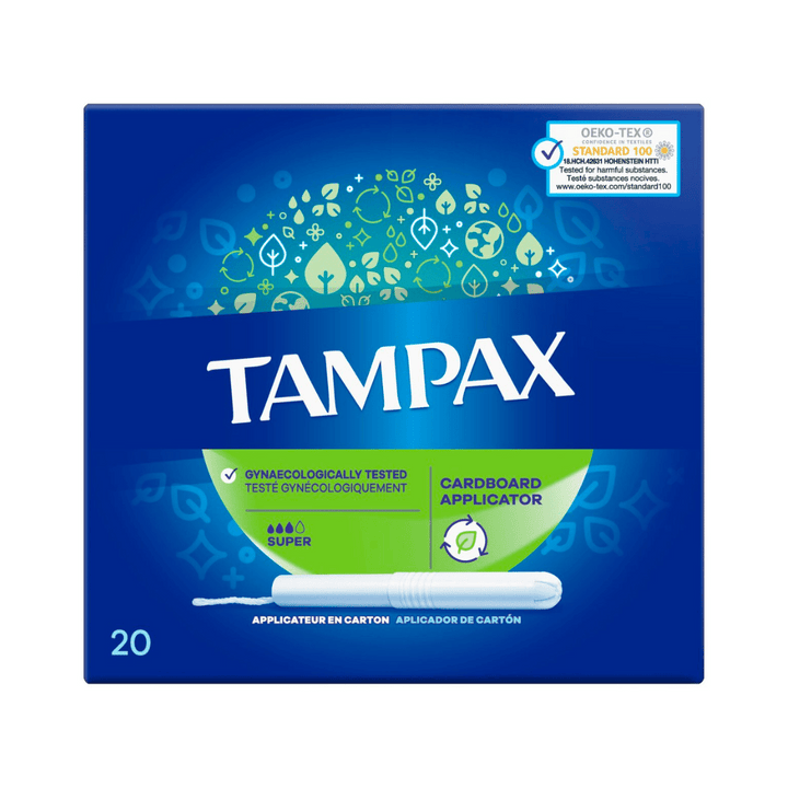 Tampax Super 20 Pack Tampons with applicator | Auckland Grocery Delivery Get Tampax Super 20 Pack Tampons with applicator delivered to your doorstep by your local Auckland grocery delivery. Shop Paddock To Pantry. Convenient online food shopping in NZ | Grocery Delivery Auckland | Grocery Delivery Nationwide | Fruit Baskets NZ | Online Food Shopping NZ 