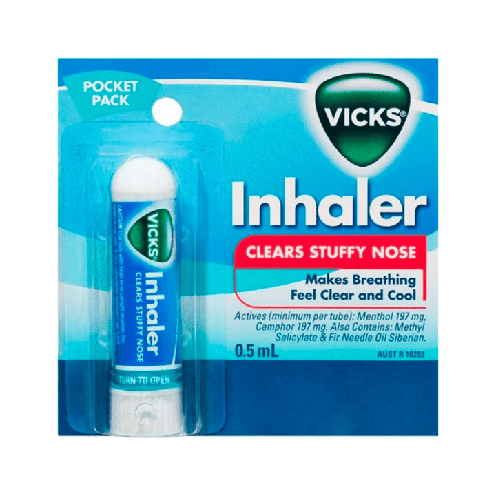 Vicks Inhaler 0.5ml | Auckland Grocery Delivery Get Vicks Inhaler 0.5ml delivered to your doorstep by your local Auckland grocery delivery. Shop Paddock To Pantry. Convenient online food shopping in NZ | Grocery Delivery Auckland | Grocery Delivery Nationwide | Fruit Baskets NZ | Online Food Shopping NZ 