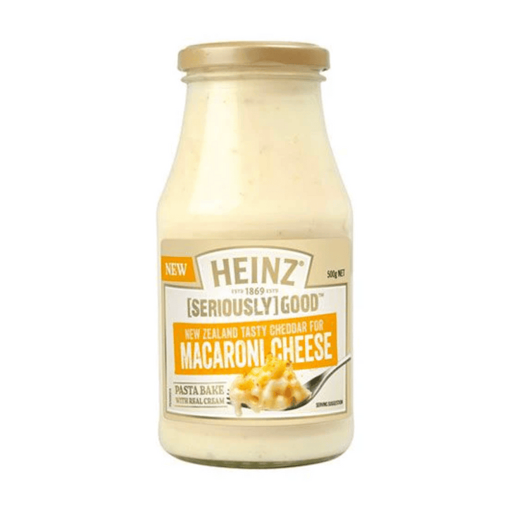 Heinz Seriously Good Macaroni Sauce 485g | Auckland Grocery Delivery Get Heinz Seriously Good Macaroni Sauce 485g delivered to your doorstep by your local Auckland grocery delivery. Shop Paddock To Pantry. Convenient online food shopping in NZ | Grocery Delivery Auckland | Grocery Delivery Nationwide | Fruit Baskets NZ | Online Food Shopping NZ Shop Heinz Macaroni Sauce 500g at Paddock to Pantry. A creamy, cheesy pasta essential with fast NZ-wide delivery from your favourite online grocery store.