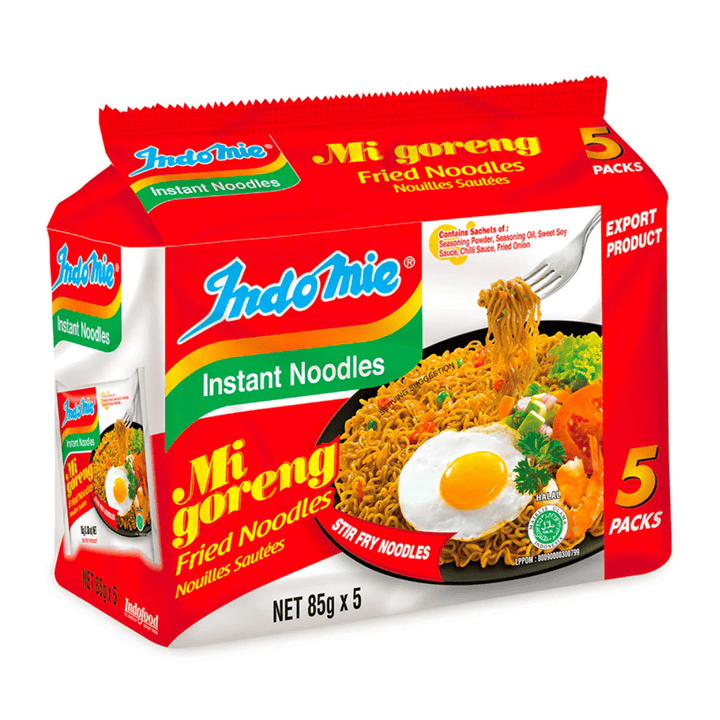 Indo mie Fried Noodles 5 pack | Auckland Grocery Delivery Get Indo mie Fried Noodles 5 pack delivered to your doorstep by your local Auckland grocery delivery. Shop Paddock To Pantry. Convenient online food shopping in NZ | Grocery Delivery Auckland | Grocery Delivery Nationwide | Fruit Baskets NZ | Online Food Shopping NZ Indo Mie Fried Noodles This well-loved dish is a type of instant noodle served with soy sauce, oil and seasoning, all included in this easy, delicious pack.