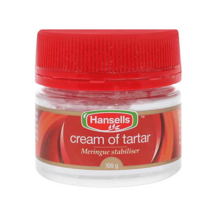 Hansells Cream Of Tartar | Auckland Grocery Delivery Get Hansells Cream Of Tartar delivered to your doorstep by your local Auckland grocery delivery. Shop Paddock To Pantry. Convenient online food shopping in NZ | Grocery Delivery Auckland | Grocery Delivery Nationwide | Fruit Baskets NZ | Online Food Shopping NZ Hansells Cream Of Tartar is a stabilizing agent often used in strengthening egg whites, preventing crystalisation. Delivered 7 days nationwide.