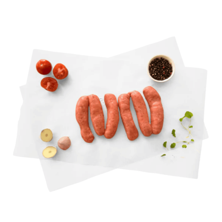 Beef and Smoky Bacon Sausages | Auckland Grocery Delivery Get Beef and Smoky Bacon Sausages delivered to your doorstep by your local Auckland grocery delivery. Shop Paddock To Pantry. Convenient online food shopping in NZ | Grocery Delivery Auckland | Grocery Delivery Nationwide | Fruit Baskets NZ | Online Food Shopping NZ Beef and Smokey Bacon Sausages 500g Traditional bangers with a smokey bacon twist! Fresh and juicy meat delivered straight to your door.