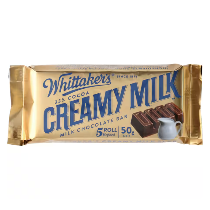 Whittakers Creamy Milk Slab 50g | Auckland Grocery Delivery Get Whittakers Creamy Milk Slab 50g delivered to your doorstep by your local Auckland grocery delivery. Shop Paddock To Pantry. Convenient online food shopping in NZ | Grocery Delivery Auckland | Grocery Delivery Nationwide | Fruit Baskets NZ | Online Food Shopping NZ Buy Whittaker’s Creamy Milk Slab at Paddock to Pantry – smooth NZ milk chocolate with fast, fresh grocery delivery NZ-wide.
