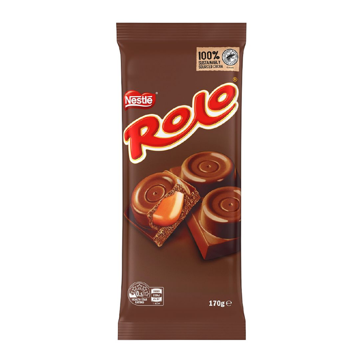 ROLO Block 170g | Auckland Grocery Delivery Get ROLO Block 170g delivered to your doorstep by your local Auckland grocery delivery. Shop Paddock To Pantry. Convenient online food shopping in NZ | Grocery Delivery Auckland | Grocery Delivery Nationwide | Fruit Baskets NZ | Online Food Shopping NZ Shop ROLO Block 170g at Paddock to Pantry – your go-to online supermarket for caramel chocolate delivery and express grocery service NZ-wide.