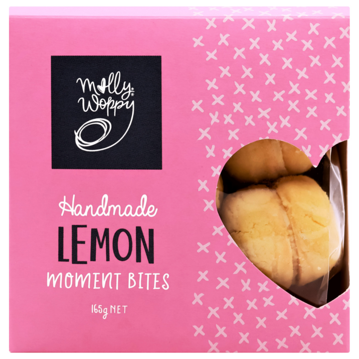 Molly Woppy Lemon Moments Cookie Bites 165g | Auckland Grocery Delivery Get Molly Woppy Lemon Moments Cookie Bites 165g delivered to your doorstep by your local Auckland grocery delivery. Shop Paddock To Pantry. Convenient online food shopping in NZ | Grocery Delivery Auckland | Grocery Delivery Nationwide | Fruit Baskets NZ | Online Food Shopping NZ Molly Woppy Lemon Moments Cookie Bites – shop online groceries NZ with fast delivery.
