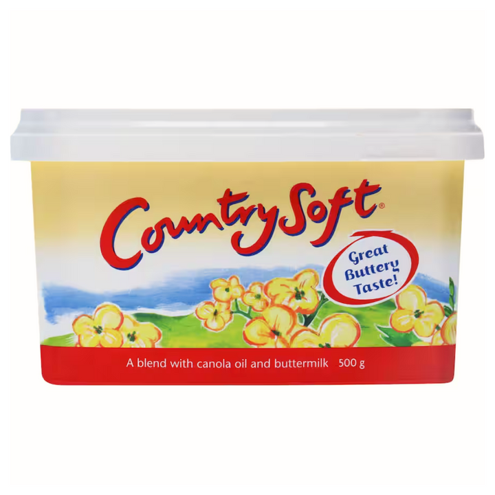 Country Soft Table Spread 500g | Auckland Grocery Delivery Get Country Soft Table Spread 500g delivered to your doorstep by your local Auckland grocery delivery. Shop Paddock To Pantry. Convenient online food shopping in NZ | Grocery Delivery Auckland | Grocery Delivery Nationwide | Fruit Baskets NZ | Online Food Shopping NZ Buy Country Soft Table Spread 500g at Paddock to Pantry. A smooth, versatile margarine delivered fresh from NZ’s go-to online grocery store.