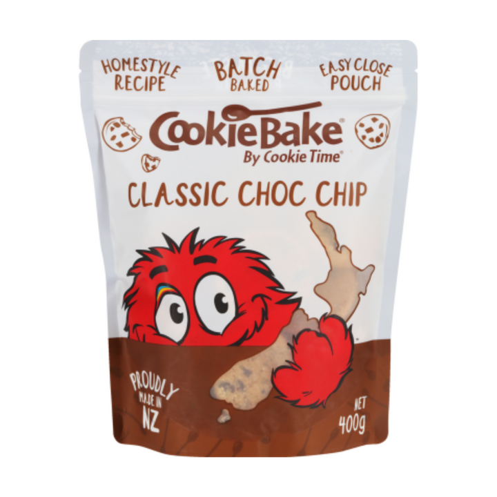 Cookie Bake Classic Choc Chip 400g | Auckland Grocery Delivery Get Cookie Bake Classic Choc Chip 400g delivered to your doorstep by your local Auckland grocery delivery. Shop Paddock To Pantry. Convenient online food shopping in NZ | Grocery Delivery Auckland | Grocery Delivery Nationwide | Fruit Baskets NZ | Online Food Shopping NZ Cookie Bake Classic Choc Chip Cookies 400g – packed with real choc chips and perfect for sharing. Shop online and get NZ-wide delivery from Paddock to Pantry.
