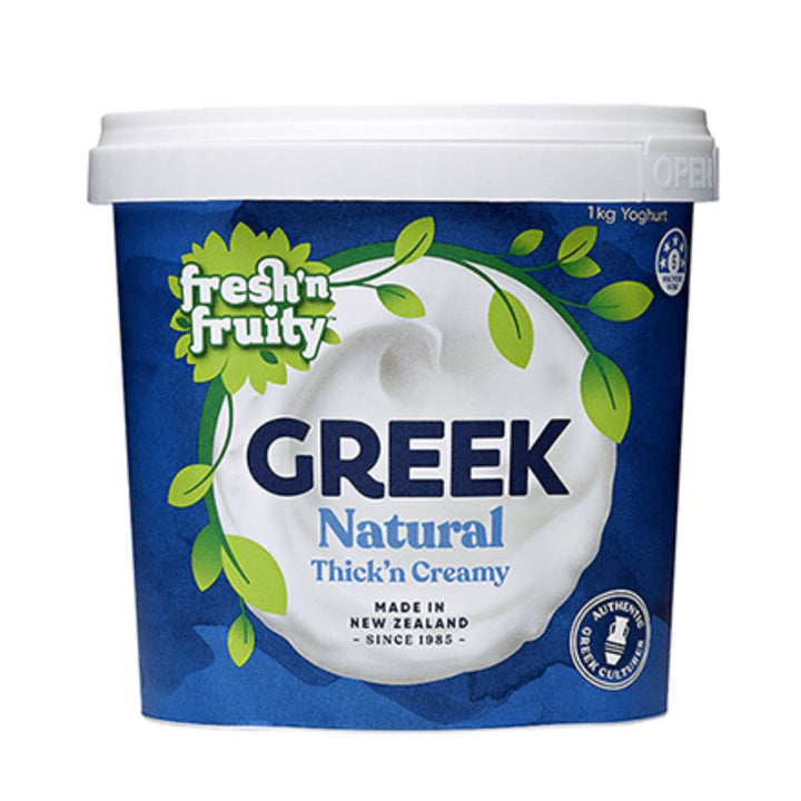 Fresh & Fruity Greek 1kg | Auckland Grocery Delivery Get Fresh & Fruity Greek 1kg delivered to your doorstep by your local Auckland grocery delivery. Shop Paddock To Pantry. Convenient online food shopping in NZ | Grocery Delivery Auckland | Grocery Delivery Nationwide | Fruit Baskets NZ | Online Food Shopping NZ Fresh & Fruity Greek Yoghurt is great for a healthy snack, Get it delivered Auckland wide at Paddock to Pantry