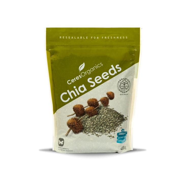 Ceres Organics Chia Seeds 400g | Auckland Grocery Delivery Get Ceres Organics Chia Seeds 400g delivered to your doorstep by your local Auckland grocery delivery. Shop Paddock To Pantry. Convenient online food shopping in NZ | Grocery Delivery Auckland | Grocery Delivery Nationwide | Fruit Baskets NZ | Online Food Shopping NZ Introducing Ceres Organics Chia Seeds, a renowned super-food with a rich history dating back to the ancient Aztecs.