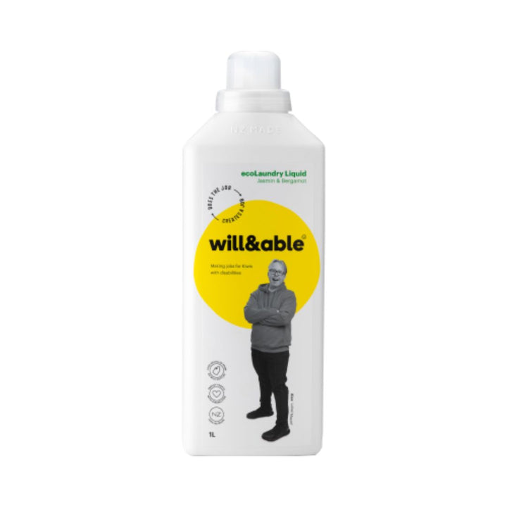 Will & Able Laundry Liquid 1L | Auckland Grocery Delivery Get Will & Able Laundry Liquid 1L delivered to your doorstep by your local Auckland grocery delivery. Shop Paddock To Pantry. Convenient online food shopping in NZ | Grocery Delivery Auckland | Grocery Delivery Nationwide | Fruit Baskets NZ | Online Food Shopping NZ Experience a quality laundry liquid that not only cleans your clothes but also creates opportunities for kiwis with disabilities. 