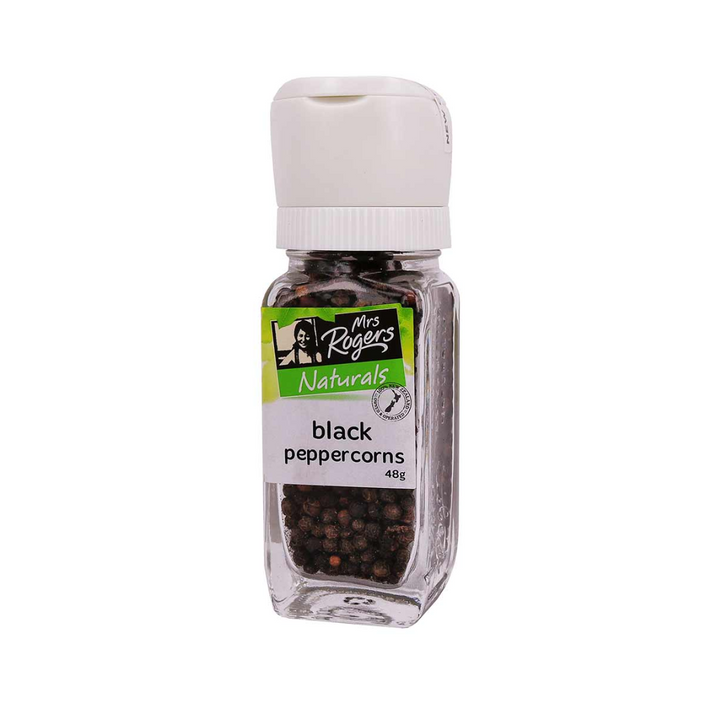 Mrs Rogers Pepper Grinder 90g | Auckland Grocery Delivery Get Mrs Rogers Pepper Grinder 90g delivered to your doorstep by your local Auckland grocery delivery. Shop Paddock To Pantry. Convenient online food shopping in NZ | Grocery Delivery Auckland | Grocery Delivery Nationwide | Fruit Baskets NZ | Online Food Shopping NZ Mrs Rogers Pepper Grinder 48g provides freshly ground black pepper for a burst of robust flavor. Quality peppercorns delivered door to door.