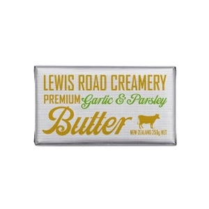 Lewis Road Creamery Garlic & Parsley Butter | Auckland Grocery Delivery Get Lewis Road Creamery Garlic & Parsley Butter delivered to your doorstep by your local Auckland grocery delivery. Shop Paddock To Pantry. Convenient online food shopping in NZ | Grocery Delivery Auckland | Grocery Delivery Nationwide | Fruit Baskets NZ | Online Food Shopping NZ Top up your Online Meat delivery with your favourite Deli items, including this delicious Lewis Road steak butter. The Meat Box delivers quality meat across NZ