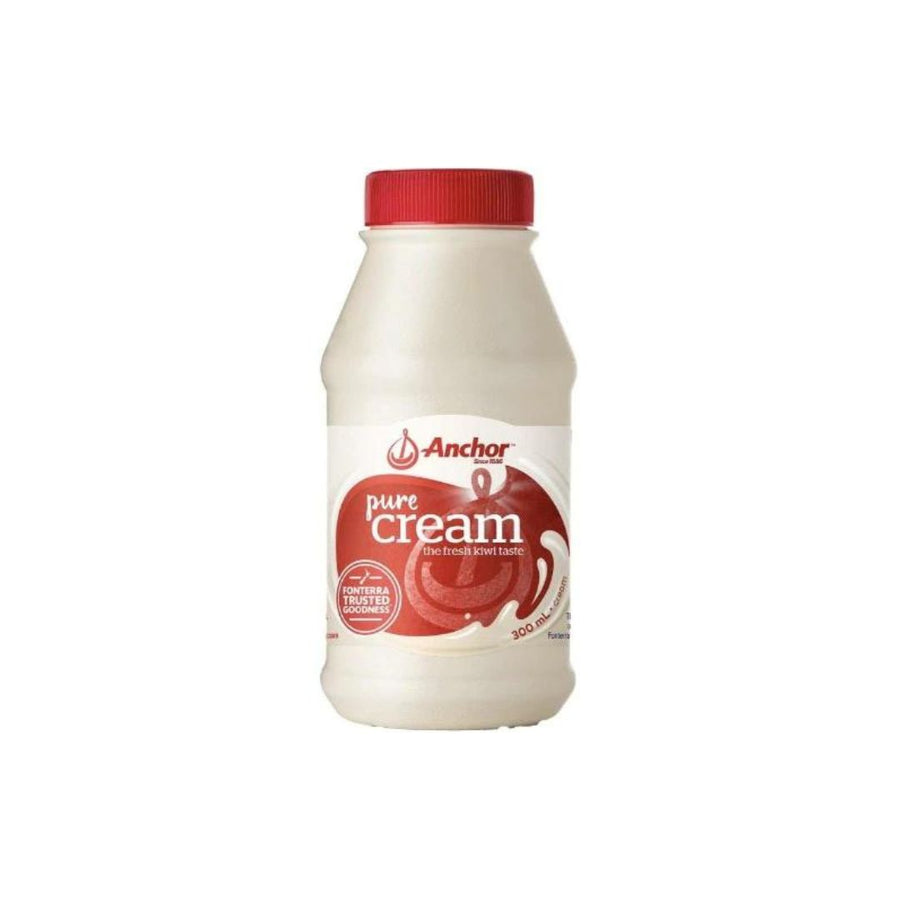 Anchor Pure Cream 300ml | Auckland Grocery Delivery Get Anchor Pure Cream 300ml delivered to your doorstep by your local Auckland grocery delivery. Shop Paddock To Pantry. Convenient online food shopping in NZ | Grocery Delivery Auckland | Grocery Delivery Nationwide | Fruit Baskets NZ | Online Food Shopping NZ A velvety, luxurious full-fat cream - perfect for whipping or baking. Add Anchor Cream for a richer, more indulgent flavour. | Grocery Delivery Auckland

