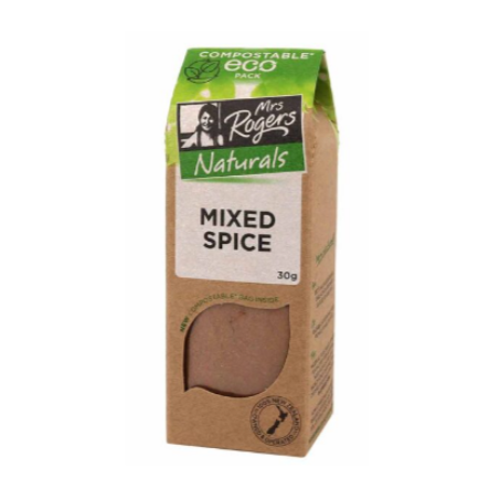 Mrs Rogers Mixed Spice 30g | Auckland Grocery Delivery Get Mrs Rogers Mixed Spice 30g delivered to your doorstep by your local Auckland grocery delivery. Shop Paddock To Pantry. Convenient online food shopping in NZ | Grocery Delivery Auckland | Grocery Delivery Nationwide | Fruit Baskets NZ | Online Food Shopping NZ Buy Mrs Rogers Mixed Spice 30g at Paddock to Pantry. A versatile spice blend delivered fast from NZ’s trusted online grocery and pantry store.