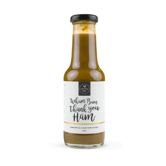 Pepper & Me Ham Glaze 300ml | Auckland Grocery Delivery Get Pepper & Me Ham Glaze 300ml delivered to your doorstep by your local Auckland grocery delivery. Shop Paddock To Pantry. Convenient online food shopping in NZ | Grocery Delivery Auckland | Grocery Delivery Nationwide | Fruit Baskets NZ | Online Food Shopping NZ Make a mouth-watering glazed Ham this Christmas. A fragrant Christmas Ham Glaze infused with chilli, cinnamon and cloves | Online Food Shopping NZ