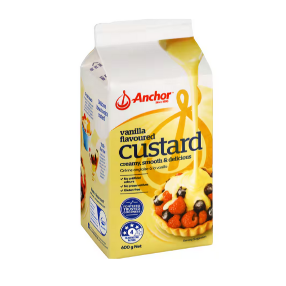 Anchor Vanilla Custard 600g | Auckland Grocery Delivery Get Anchor Vanilla Custard 600g delivered to your doorstep by your local Auckland grocery delivery. Shop Paddock To Pantry. Convenient online food shopping in NZ | Grocery Delivery Auckland | Grocery Delivery Nationwide | Fruit Baskets NZ | Online Food Shopping NZ Anchor Vanilla Custard, Get it delivered Auckland wide at Paddock to Pantry