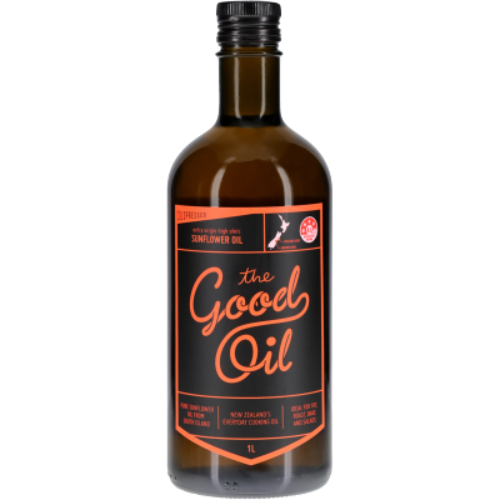 The Good Oil Cold Pressed Extra Virgin High Oleic Sunflower Oil 1L | Auckland Grocery Delivery Get The Good Oil Cold Pressed Extra Virgin High Oleic Sunflower Oil 1L delivered to your doorstep by your local Auckland grocery delivery. Shop Paddock To Pantry. Convenient online food shopping in NZ | Grocery Delivery Auckland | Grocery Delivery Nationwide | Fruit Baskets NZ | Online Food Shopping NZ