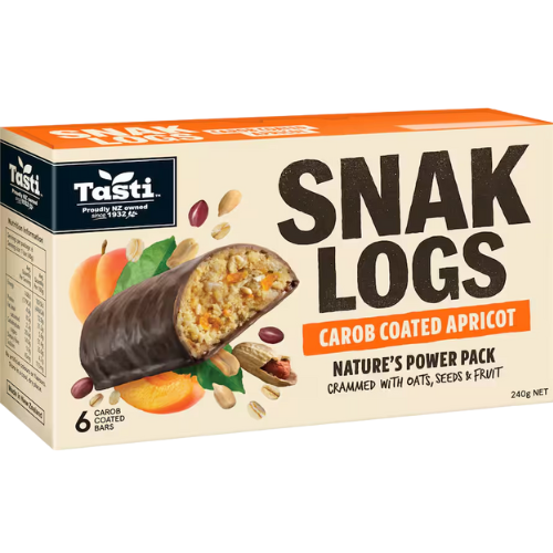 Tasti Muesli Bars Carob Apricot Snak Log 6pk 240g | Auckland Grocery Delivery Get Tasti Muesli Bars Carob Apricot Snak Log 6pk 240g delivered to your doorstep by your local Auckland grocery delivery. Shop Paddock To Pantry. Convenient online food shopping in NZ | Grocery Delivery Auckland | Grocery Delivery Nationwide | Fruit Baskets NZ | Online Food Shopping NZ
