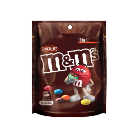 Chocolate M&Ms - 180g | Auckland Grocery Delivery Get Chocolate M&Ms - 180g delivered to your doorstep by your local Auckland grocery delivery. Shop Paddock To Pantry. Convenient online food shopping in NZ | Grocery Delivery Auckland | Grocery Delivery Nationwide | Fruit Baskets NZ | Online Food Shopping NZ Buy M&M’s Chocolate 180g at Paddock to Pantry – colourful milk chocolate treats with fast, fresh NZ-wide online grocery delivery.