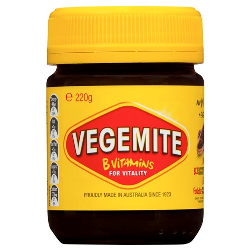 Vegemite 220g | Auckland Grocery Delivery Get Vegemite 220g delivered to your doorstep by your local Auckland grocery delivery. Shop Paddock To Pantry. Convenient online food shopping in NZ | Grocery Delivery Auckland | Grocery Delivery Nationwide | Fruit Baskets NZ | Online Food Shopping NZ Vegemite 220g
Get Vegemite 220g delivered to your doorstep with Auckland grocery delivery from Paddock To Pantry. Convenient online food shopping in NZ.