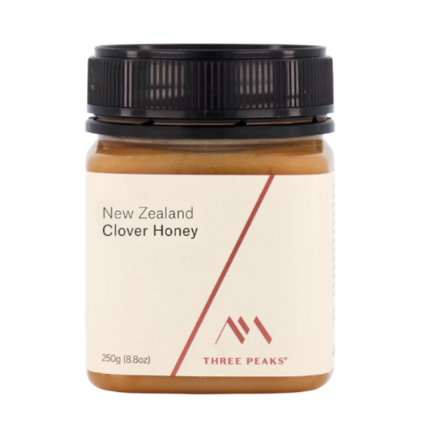 Three Peaks Clover Honey 250g | Auckland Grocery Delivery Get Three Peaks Clover Honey 250g delivered to your doorstep by your local Auckland grocery delivery. Shop Paddock To Pantry. Convenient online food shopping in NZ | Grocery Delivery Auckland | Grocery Delivery Nationwide | Fruit Baskets NZ | Online Food Shopping NZ Three Peaks Clover Honey 250g. Sourced in NZ, this is a full-bodied, decadent aromatic honey that is rich, malty and robust in flavour, finishing off with a hint of marshmallow creaminess
