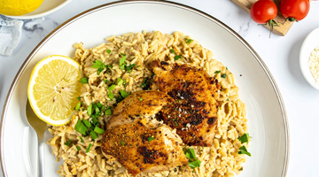 Lemon Chicken Orzo Pasta