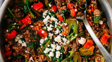 Mediterranean Ground Beef Stir Fry