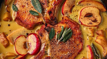 Pork Chops with Apples and Bacon