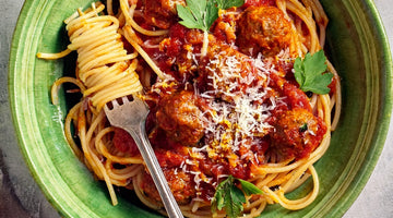 Easy Meatball Spaghetti