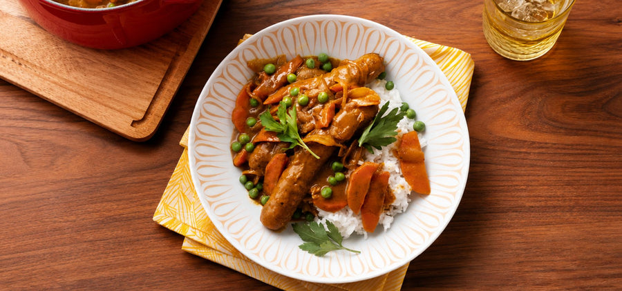 Curried Sausages Recipe