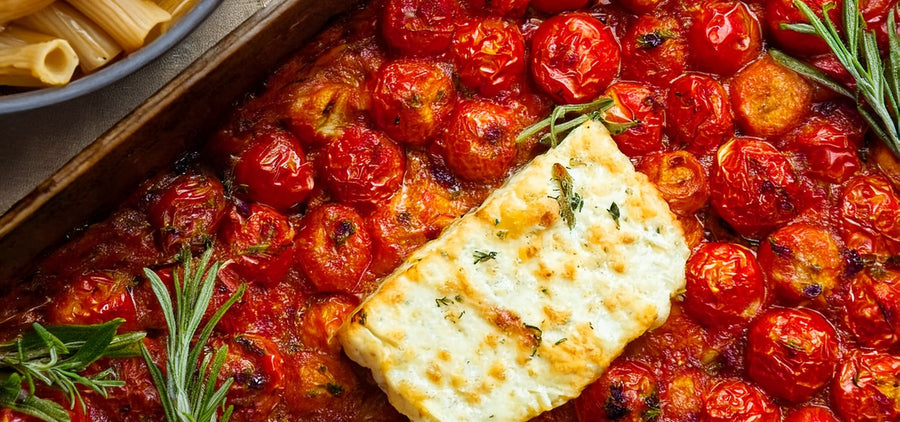 Baked Feta and Tomato Pasta Recipe