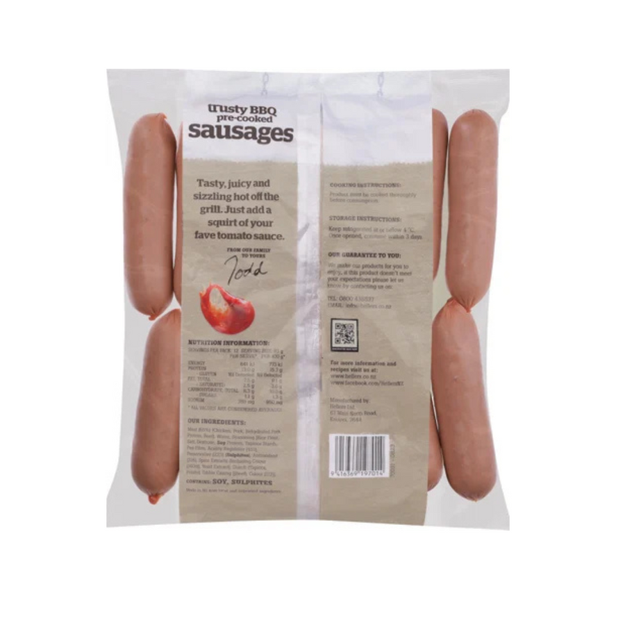 Hellers Precooked Sausages 1kg | Auckland Grocery Delivery Get Hellers Precooked Sausages 1kg delivered to your doorstep by your local Auckland grocery delivery. Shop Paddock To Pantry. Convenient online food shopping in NZ | Grocery Delivery Auckland | Grocery Delivery Nationwide | Fruit Baskets NZ | Online Food Shopping NZ 