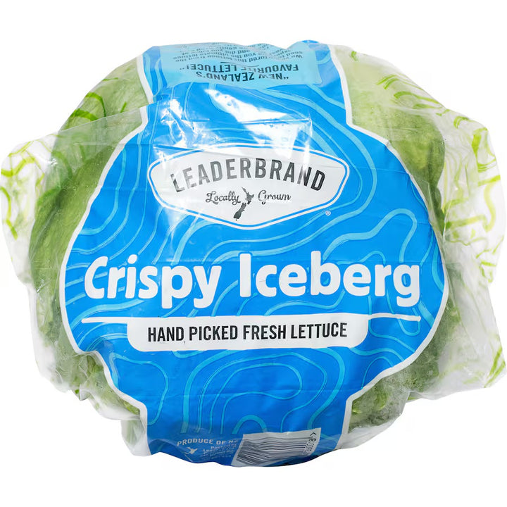 LeaderBrand Iceberg Lettuce | Auckland Grocery Delivery Get LeaderBrand Iceberg Lettuce delivered to your doorstep by your local Auckland grocery delivery. Shop Paddock To Pantry. Convenient online food shopping in NZ | Grocery Delivery Auckland | Grocery Delivery Nationwide | Fruit Baskets NZ | Online Food Shopping NZ Get all your groceries delivered including this whole iceberg lettuce with free delivery for orders over $125. Groceries delivered nationwide with one click. 