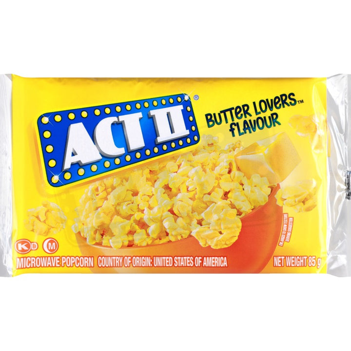 ACT II Popcorn 85g | Auckland Grocery Delivery Get ACT II Popcorn 85g delivered to your doorstep by your local Auckland grocery delivery. Shop Paddock To Pantry. Convenient online food shopping in NZ | Grocery Delivery Auckland | Grocery Delivery Nationwide | Fruit Baskets NZ | Online Food Shopping NZ Shop ACT II Popcorn at Paddock to Pantry – quick, tasty microwave popcorn delivered fast with your favourite online groceries NZ-wide.