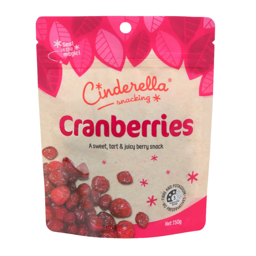 Cinderella Dried Cranberries | Auckland Grocery Delivery Get Cinderella Dried Cranberries delivered to your doorstep by your local Auckland grocery delivery. Shop Paddock To Pantry. Convenient online food shopping in NZ | Grocery Delivery Auckland | Grocery Delivery Nationwide | Fruit Baskets NZ | Online Food Shopping NZ 