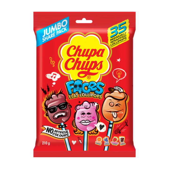Chupa Chups Faces Lollipops | Auckland Grocery Delivery Get Chupa Chups Faces Lollipops delivered to your doorstep by your local Auckland grocery delivery. Shop Paddock To Pantry. Convenient online food shopping in NZ | Grocery Delivery Auckland | Grocery Delivery Nationwide | Fruit Baskets NZ | Online Food Shopping NZ Chupa Chups Faces Lollipops. Fun fruity lollies perfect for sharing and treats — shop sweets online with convenient NZ grocery delivery to your door.