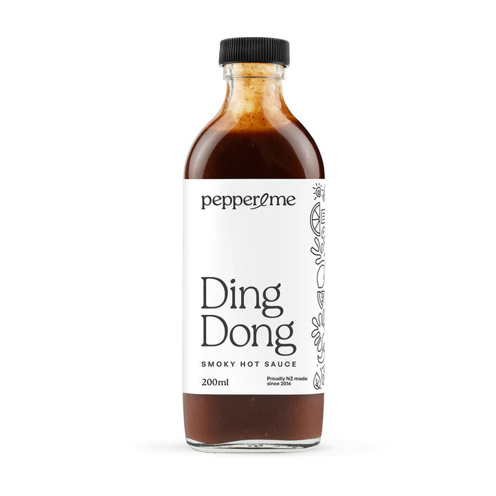 Pepper & Me - Ding Dong 200ml | Auckland Grocery Delivery Get Pepper & Me - Ding Dong 200ml delivered to your doorstep by your local Auckland grocery delivery. Shop Paddock To Pantry. Convenient online food shopping in NZ | Grocery Delivery Auckland | Grocery Delivery Nationwide | Fruit Baskets NZ | Online Food Shopping NZ Get Pepper & Me Hot Sauce delivered 7 days with Auckland Grocery Delivery & NZ wide overnight. Afterpay & Laybuy available.